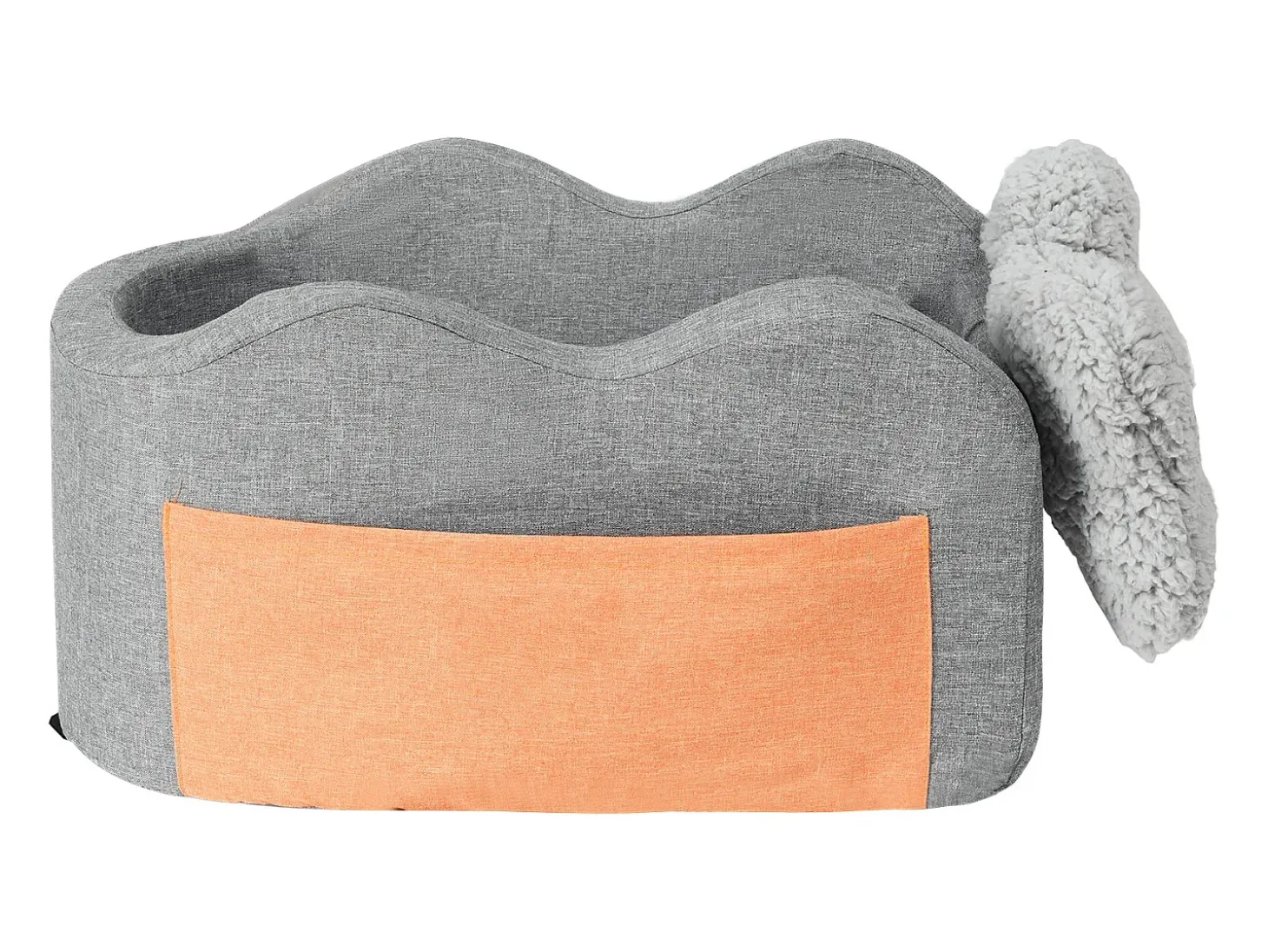 Cadeira Auto para Cães SucceBuy, Consola Central para Cães Pequenos (3,6 kg), Cinzento Escuro