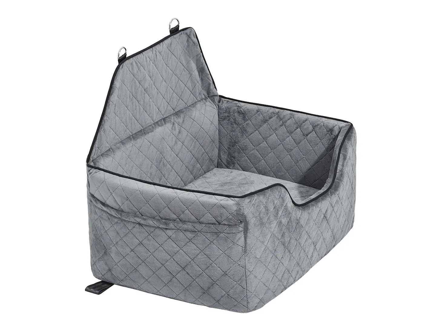 Cadeira Auto para Cães SucceBuy, Tamanho Médio/Grande (Até 25 kg), Cor Cinzenta