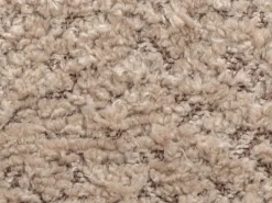 Cadeira com apoios de braço em tecido bouclé e madeira de hévea taupe e preto - LIVELIA