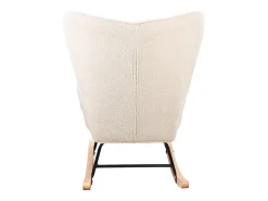 Cadeira de balanço ergonômica para adultos, para áreas externas e internas, cinza