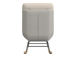 Cadeira de balanço estofada com encosto ajustável para sala de estar - quarto, varanda
