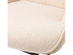 Cadeira de balanço para adultos - Cadeira de balanço ergonômica para áreas externas - para sala de estar - Bege