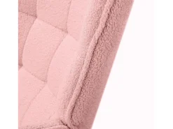 Cadeira de balanço para adultos - Cadeira de balanço ergonômica para áreas externas - para sala de estar - Rosa