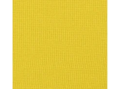 Cadeira de baloiço com banco tecido amarelo mostarda