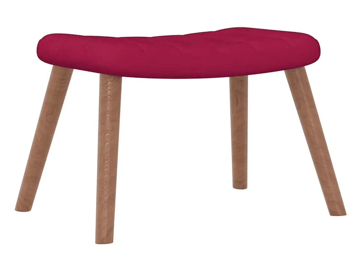 Cadeira de baloiço com banco veludo vermelho tinto