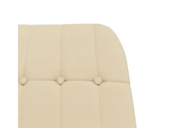 Cadeira de baloiço tecido cor creme