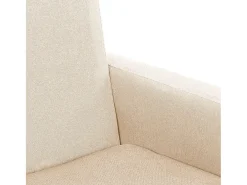 Cadeira de baloiço tecido creme