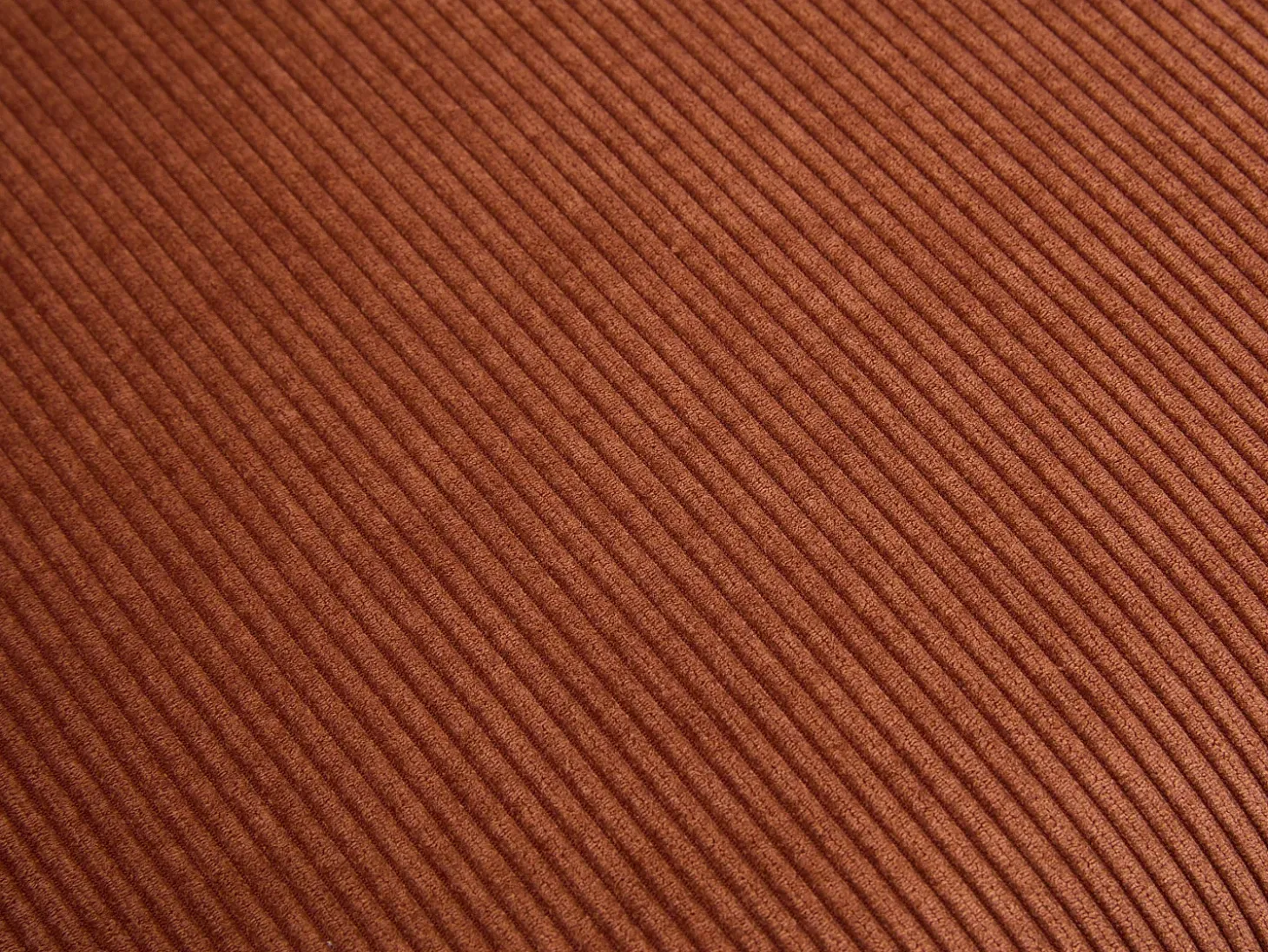 Cadeira de escritório ajustável em terracota e veludo cotelê preto - BATARU por Pascal Morabito