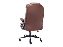 Cadeira de escritório couro artificial castanho-claro