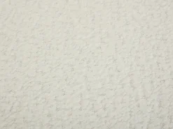 Cadeira de escritório em tecido bouclé branco e metal dourado - LANCIEGA