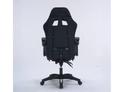 Cadeira de Escritório Ergonómica de Gaming Reclinável Preto e Branco - Confortável e com Estilo
