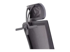 Cadeira de escritório giratória ergonômica preta com braços 64x127x64 cm