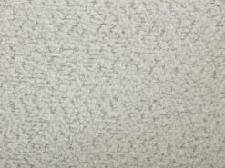 Cadeira de escritório tecido bouclé e metal branco e preto altura ajustável - JELSA