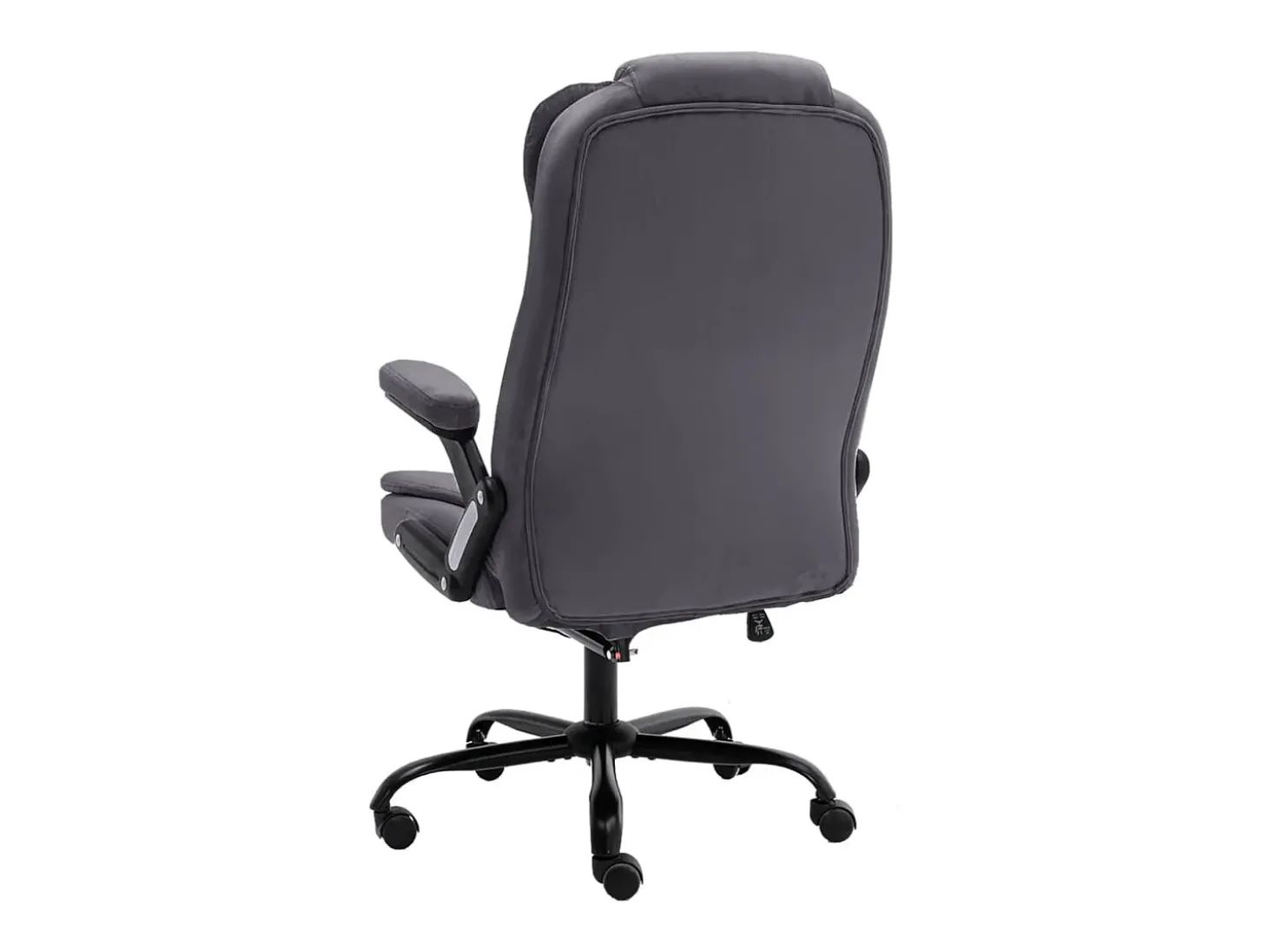 Cadeira de escritório veludo cinzento-escuro