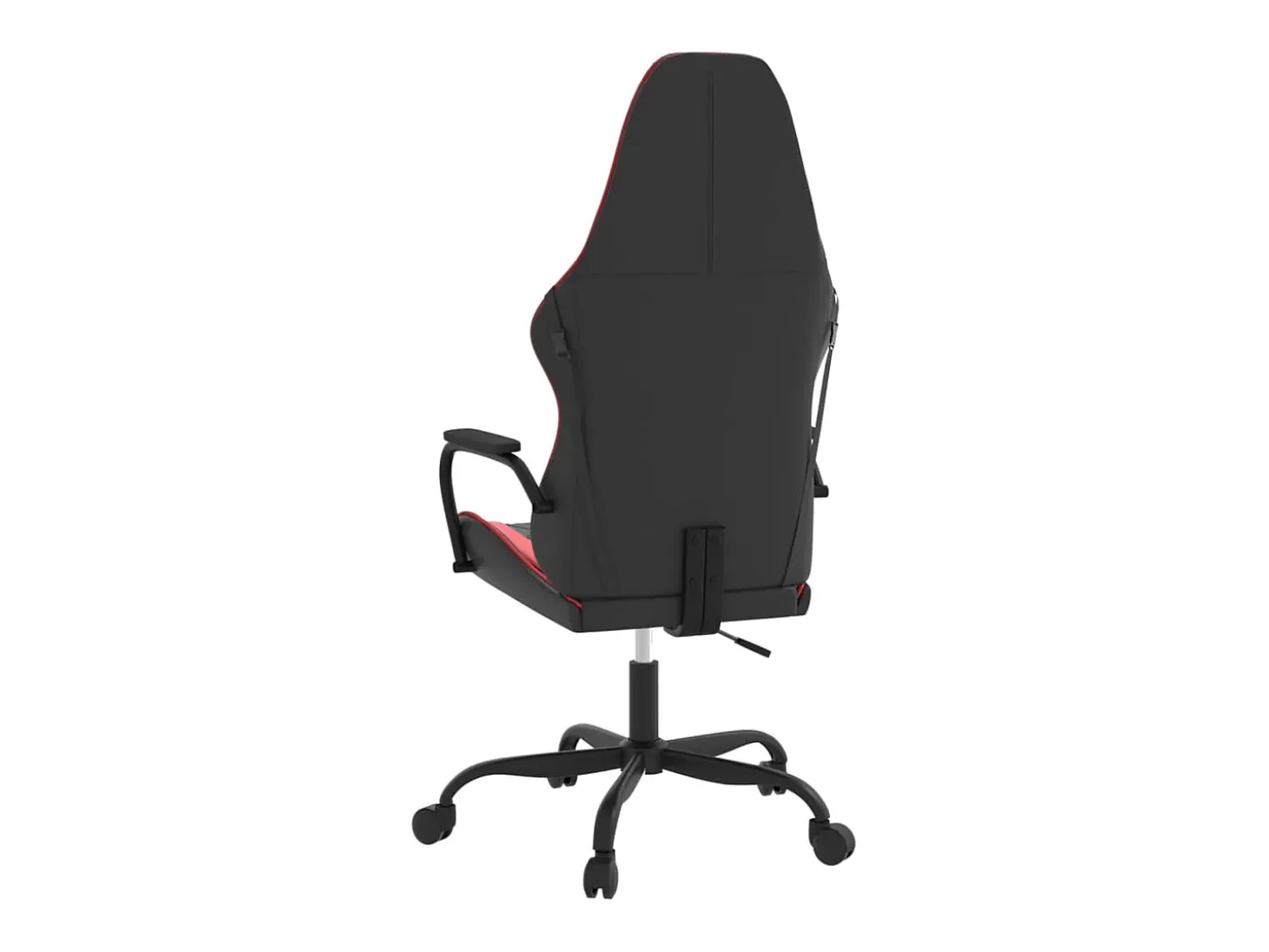 Cadeira de gaming couro artificial preto e vermelho
