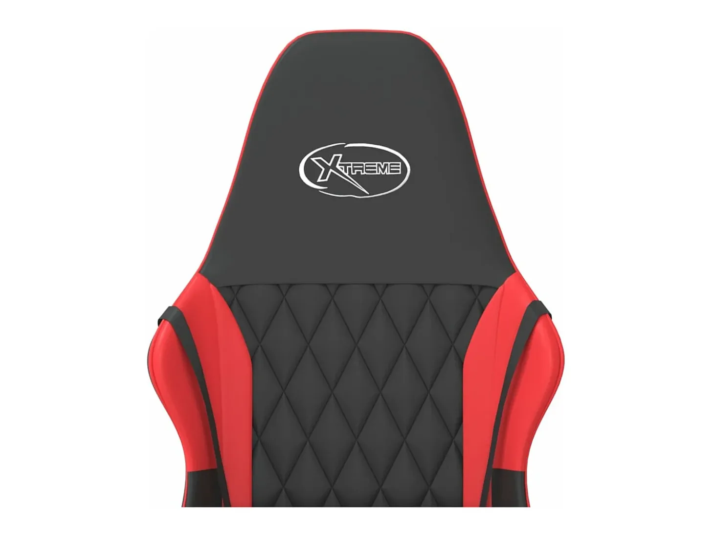 Cadeira de gaming couro artificial preto e vermelho