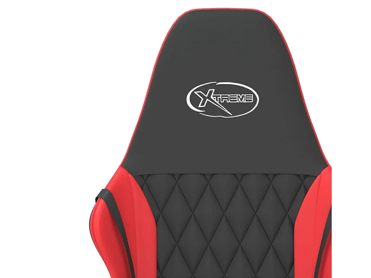 Cadeira de gaming couro artificial preto e vermelho