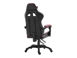 Cadeira de gaming couro artificial vermelho tinto