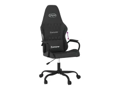 Cadeira de gaming couro artificial preto