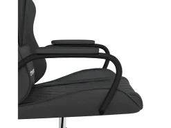 Cadeira de gaming couro artificial preto