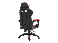 Cadeira de gaming couro artificial vermelho