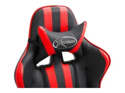 Cadeira de gaming couro artificial vermelho