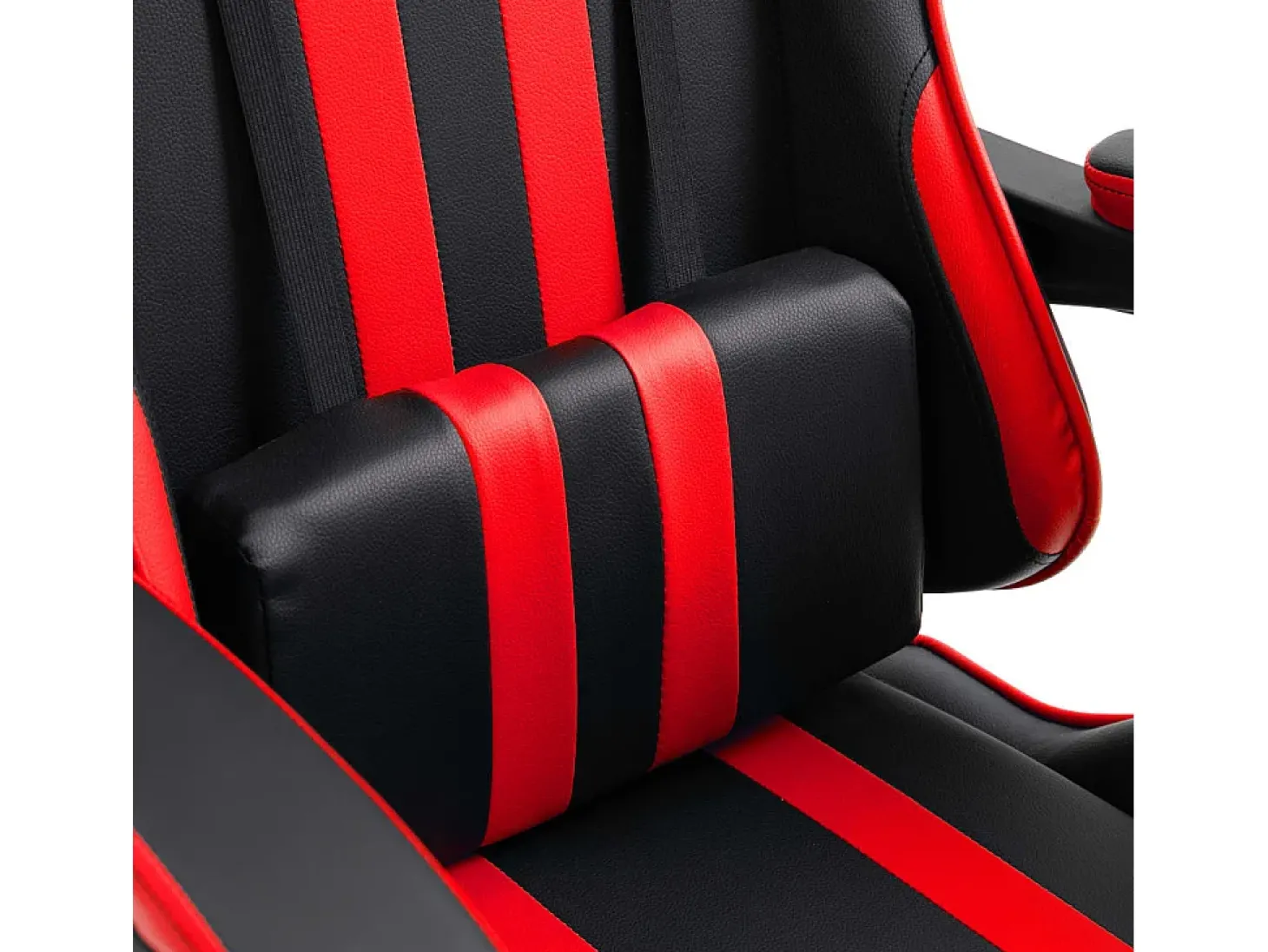 Cadeira de gaming couro artificial vermelho