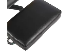 Cadeira de gaming giratória com apoio de pés PVC dourado