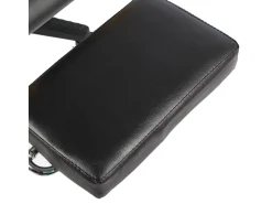 Cadeira de gaming giratória com apoio de pés PVC verde