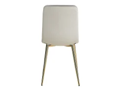Cadeira de jantar 43,5x88x50 cm Bege Eames