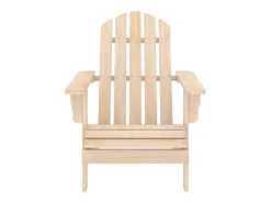 Cadeira de jardim Adirondack c/ otomano e mesa abeto maciço