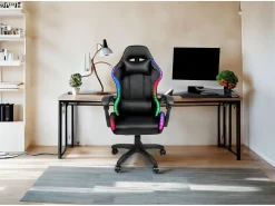 Cadeira de Jogos Ergonômica e Hiratória YN com Luzes LED