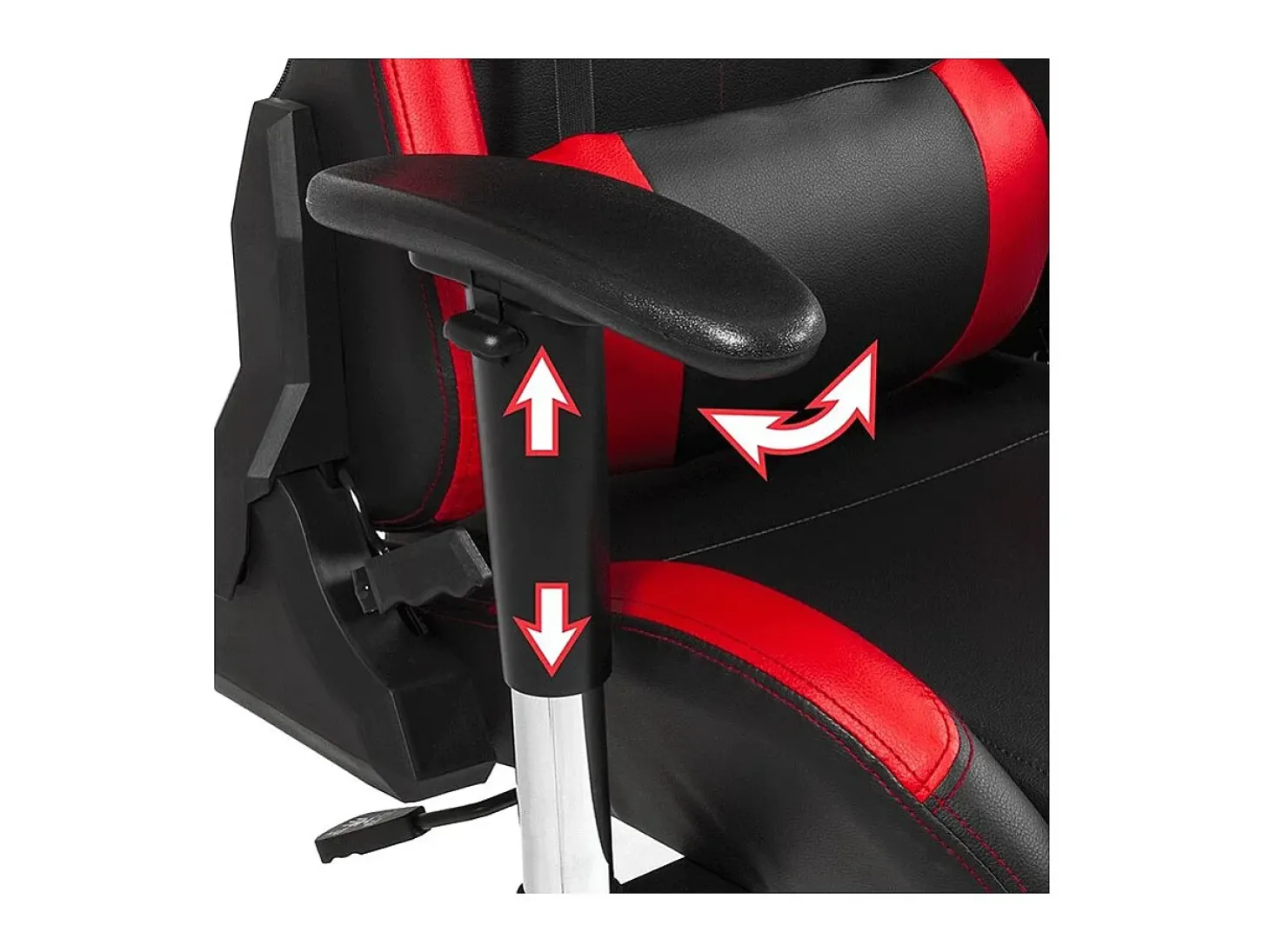 Cadeira de jogos Silverstone Negro - Rojo Silverstone