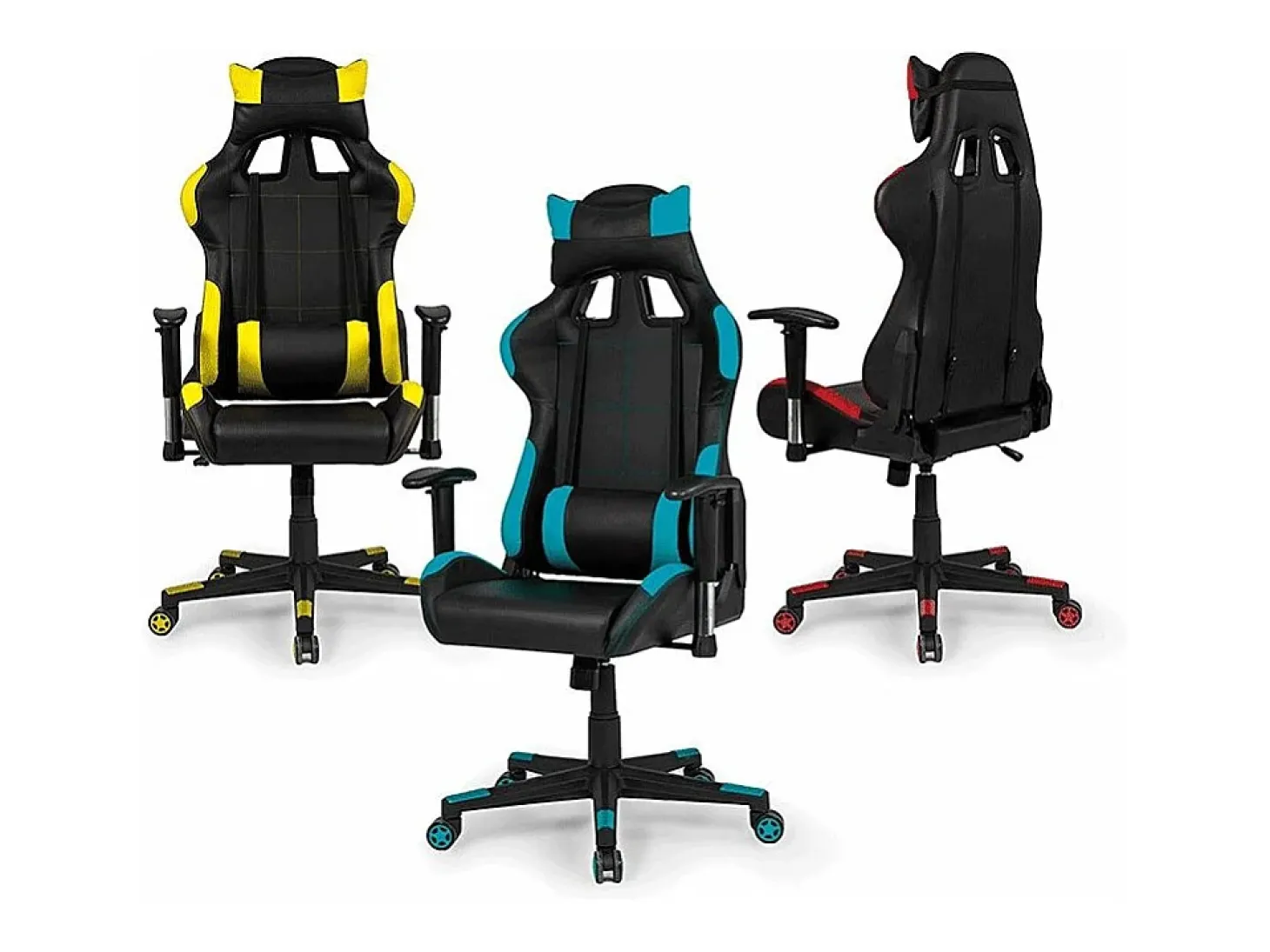 Cadeira de jogos Silverstone Negro - Turquesa Silverstone