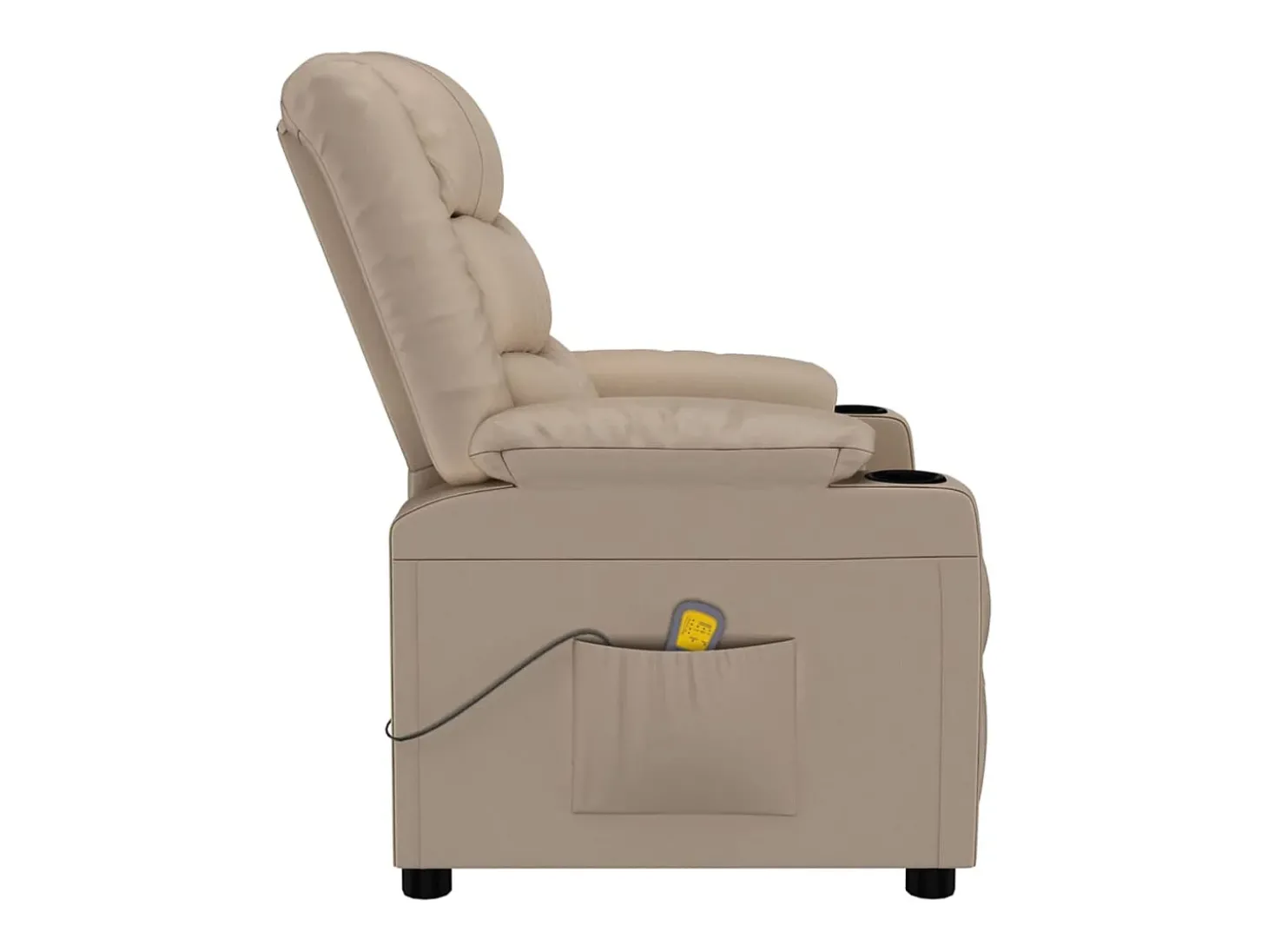 Cadeira de massagens couro artificial cappuccino