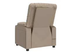 Cadeira de massagens couro artificial cappuccino