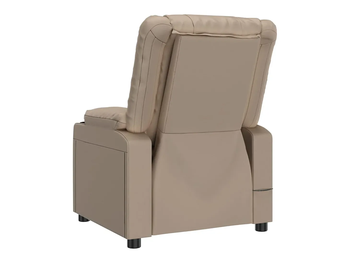 Cadeira de massagens couro artificial cappuccino