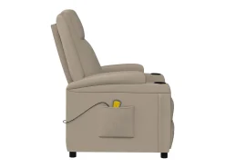 Cadeira de massagens couro artificial cappuccino