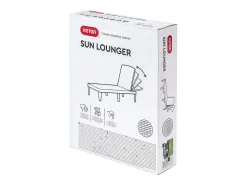 Cadeira dobrável de praia Keter Garden Lounger castanho