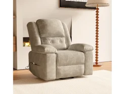 Cadeira elétrica de luxo para relaxamento e massagem