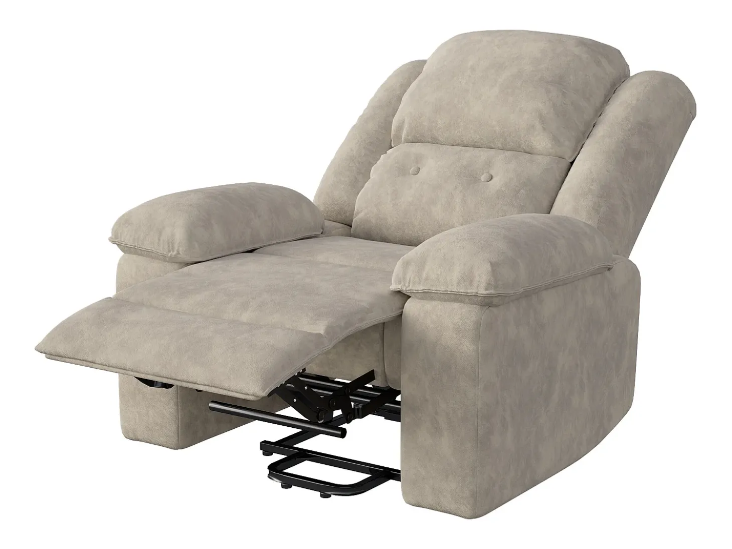Cadeira elétrica de luxo para relaxamento e massagem