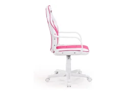 Cadeira Gamer Vanellope Branca/Rosa Estilo Gamer