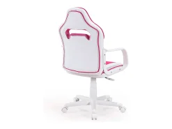 Cadeira Gamer Vanellope Branca/Rosa Estilo Gamer