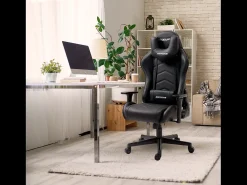Cadeira Gaming – ergonómica,altamente ajustável, suporta até 150 kg – Tactical, Preta