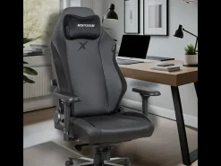 Cadeira Gaming Premium – com função de massagem, suporta até 170 kg – Heavy SMI, Preta