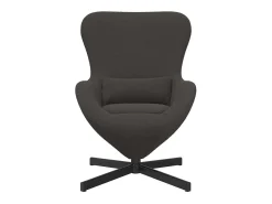 Cadeira ovo Cinza Escuro 63 x 73 x 90 cm tecido