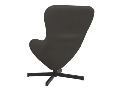 Cadeira ovo Cinza Escuro 63 x 73 x 90 cm tecido