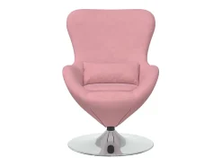 Cadeira ovo Rosa Veludo