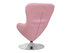 Cadeira ovo Rosa Veludo