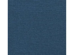 Cadeira reclinável c/ apoio de pés tecido azul
